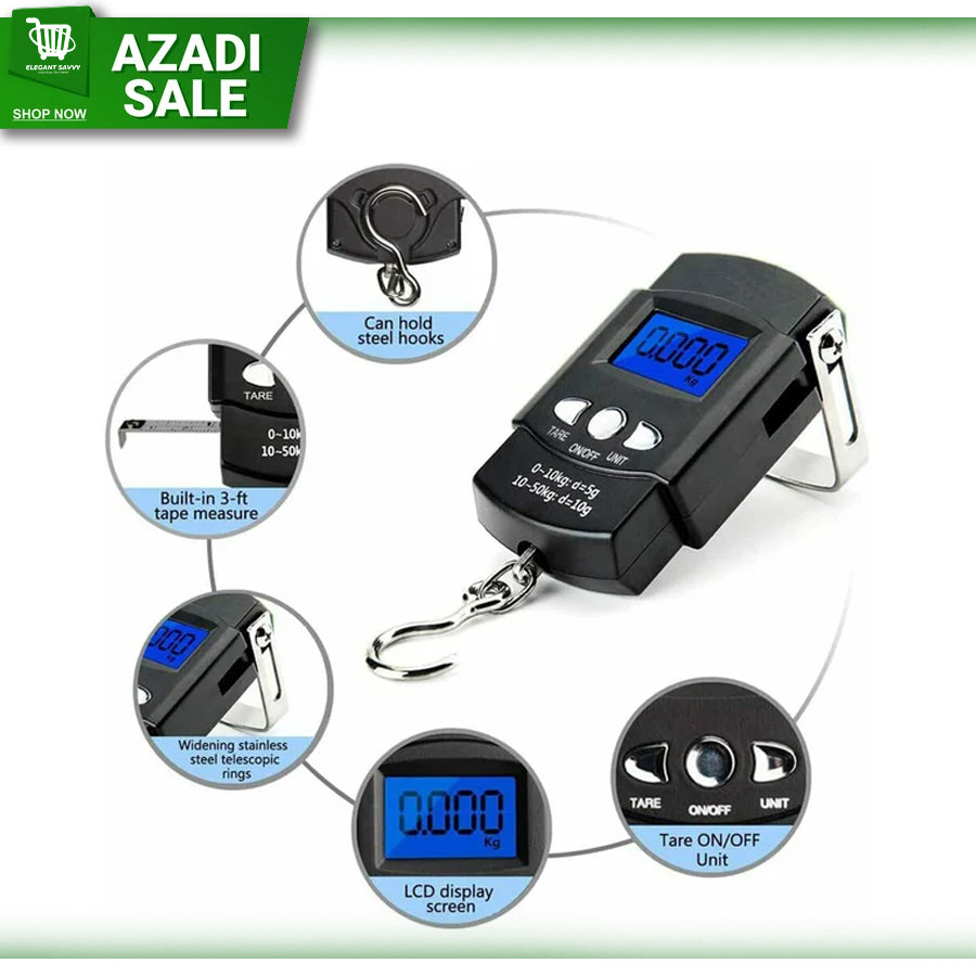 50kg Digital Scale - Weighing made easy at Home