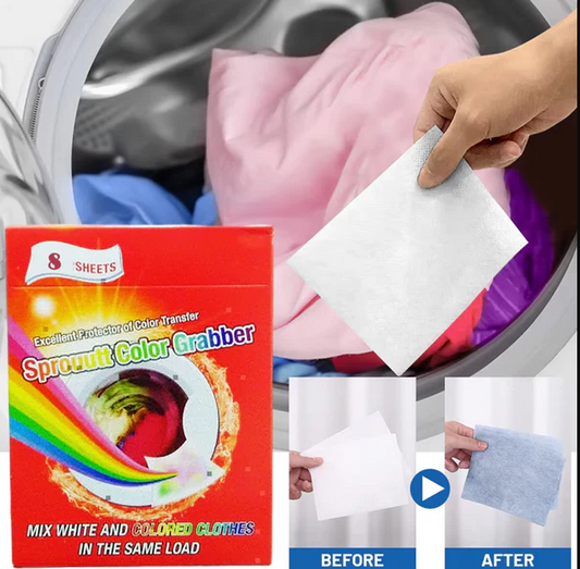 Color Catcher Grabber 8 Sheets For Laundry