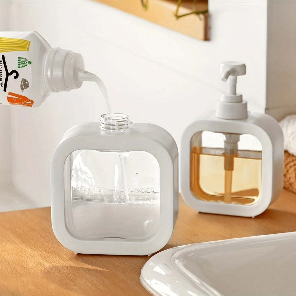Square Liquid Soap Dispenser