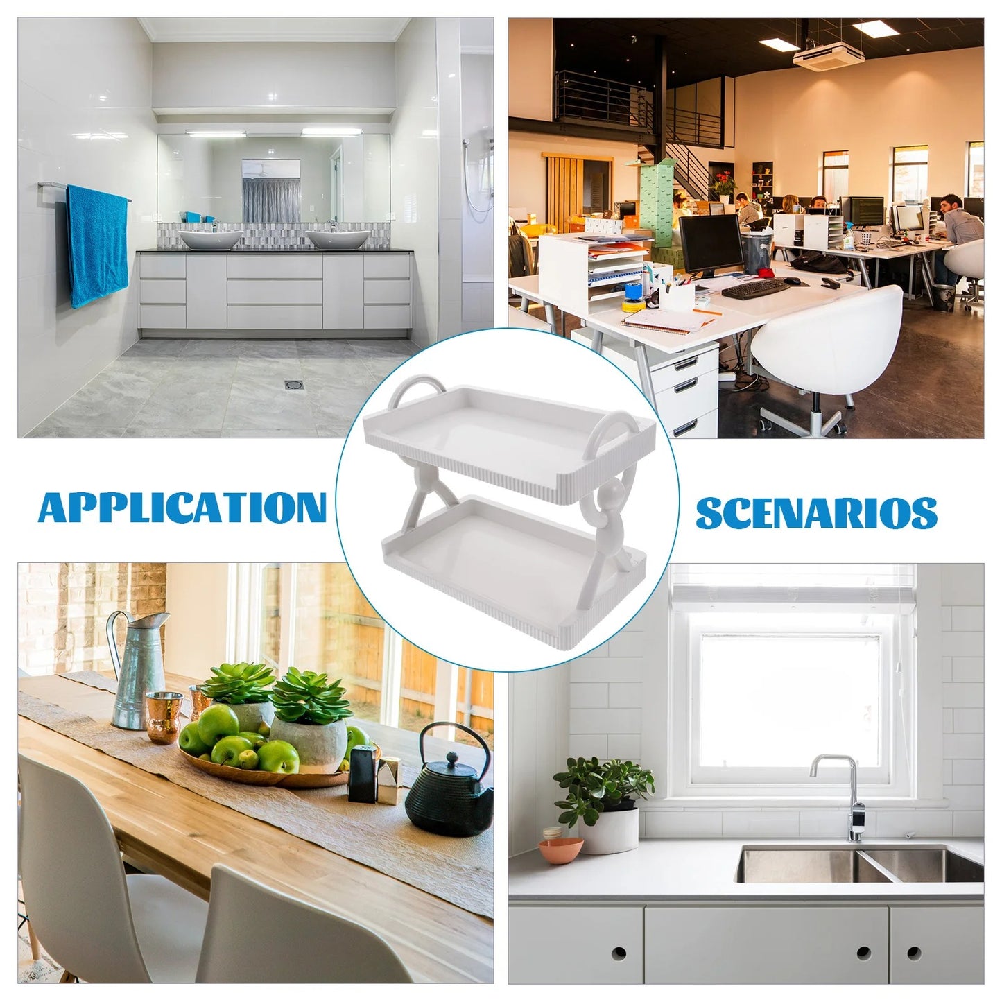 Self-adhesive Wall-Mounted Character Shelf