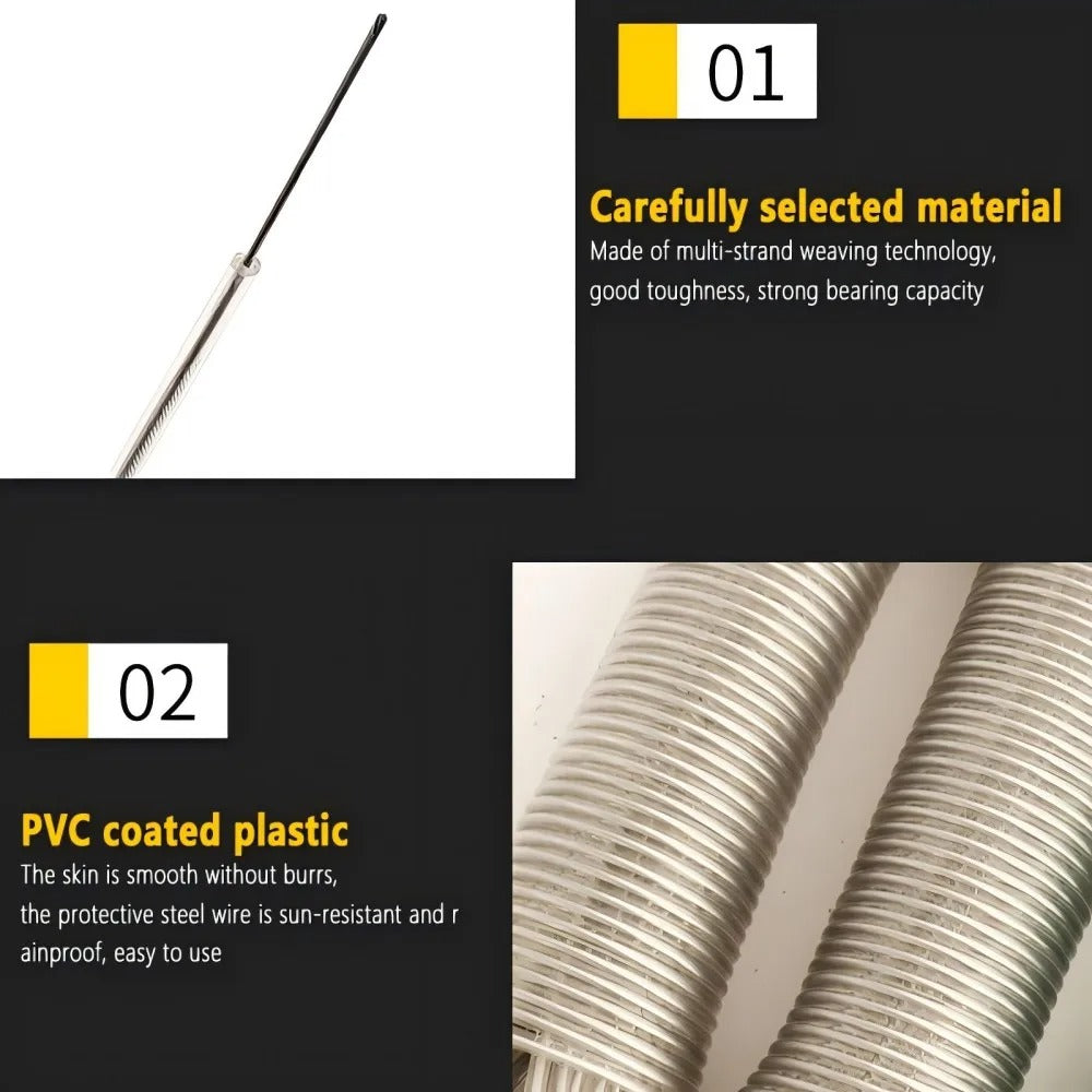 Metal Inner Rope for Laundry Wet Clothes (Buy 1 Get 1 Free)