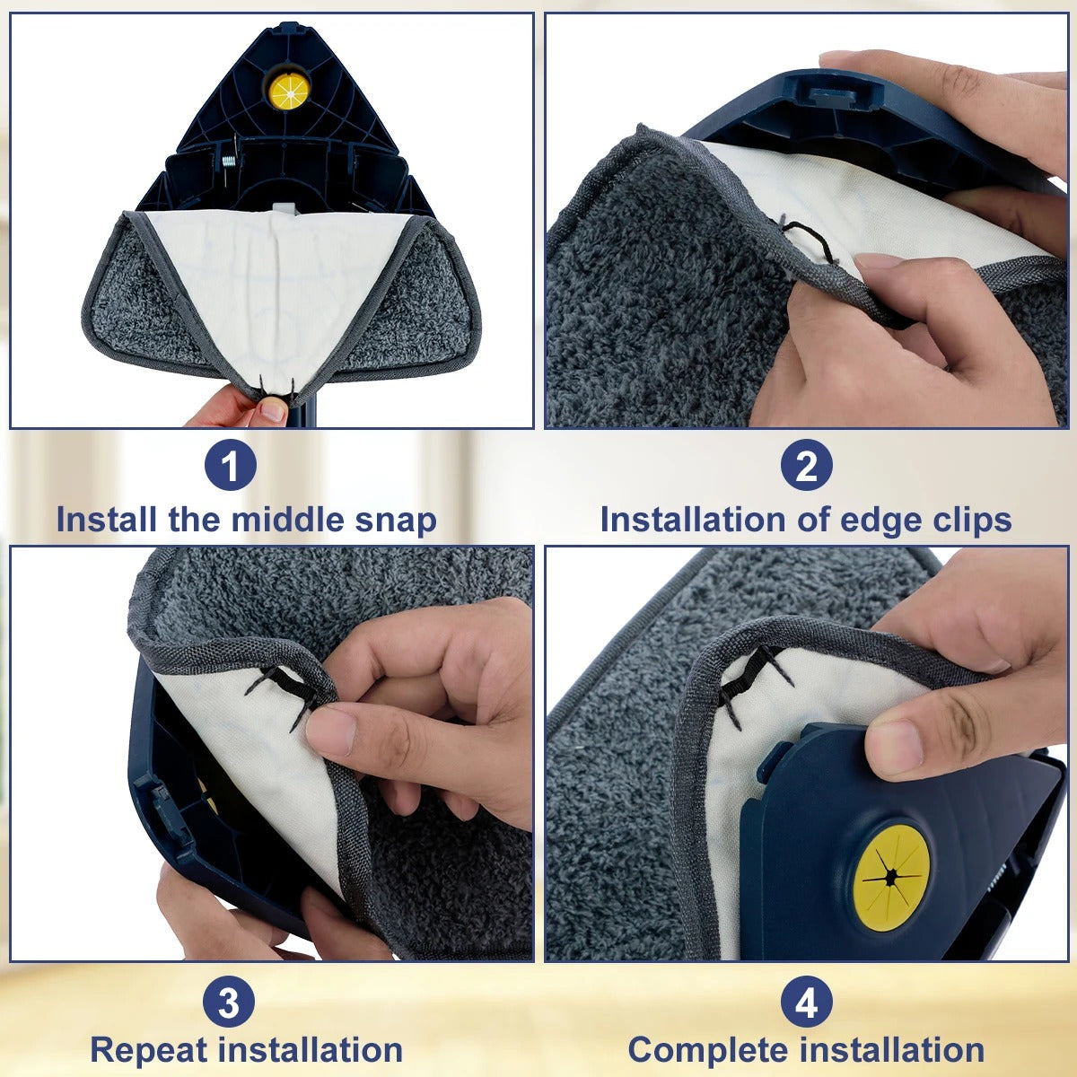 360° Rotating Triangle Mop