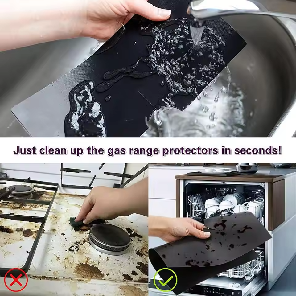 4pcs Gas Stove Protector Sheet