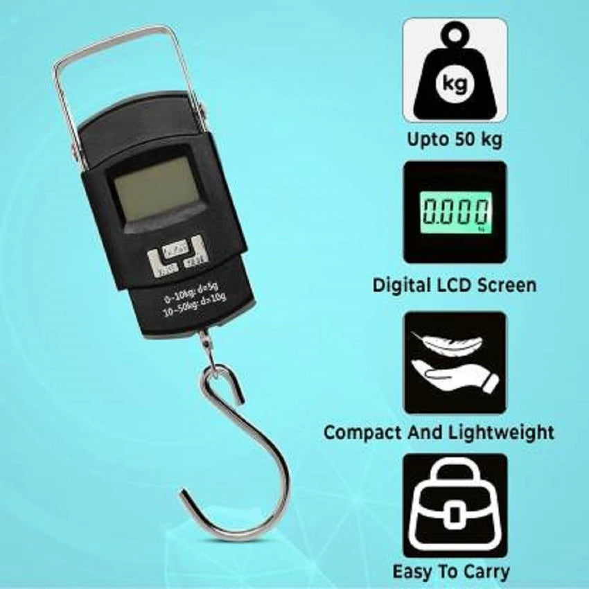 50kg Digital LED Luggage Weighing Scale