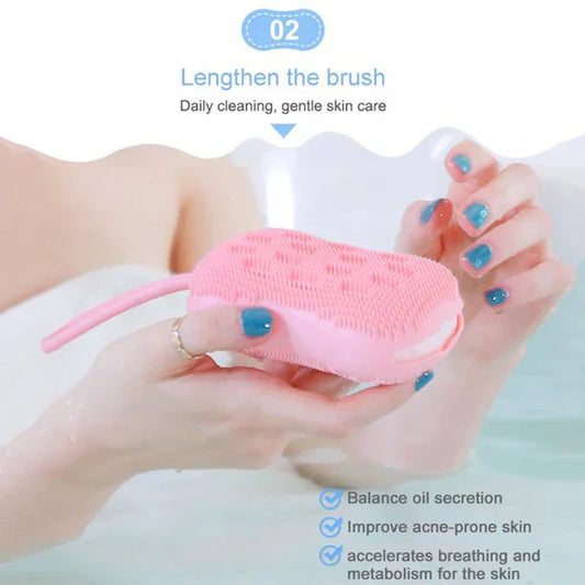 Silicone Scrubbing Bath Brush