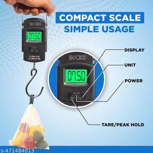 50kg Digital LED Luggage Weighing Scale