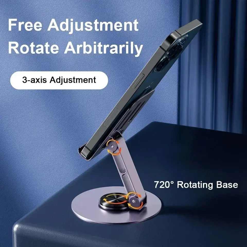 Foldable 360 Rotation Mobile Phone Holder Universal Bracket