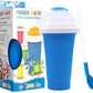 Slushy Maker Cup Quick Frozen Smoothies Ice Cream Maker Summer Juice Iced Cup Freezed Portable Squeeze Slushie Cup DIY Homemade