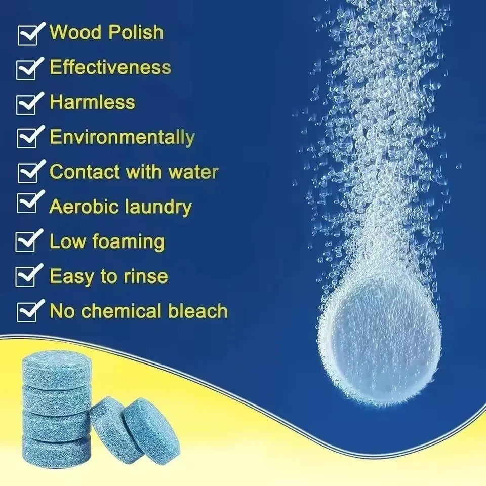 Car Windshield Cleaner Effervescent Tablets