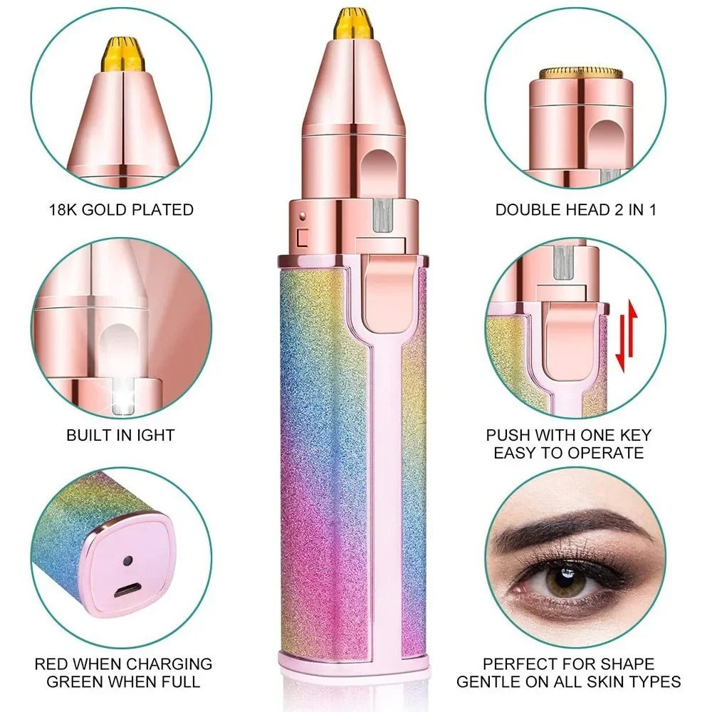 2 in 1 Rechargeable Flawless Hair Remover