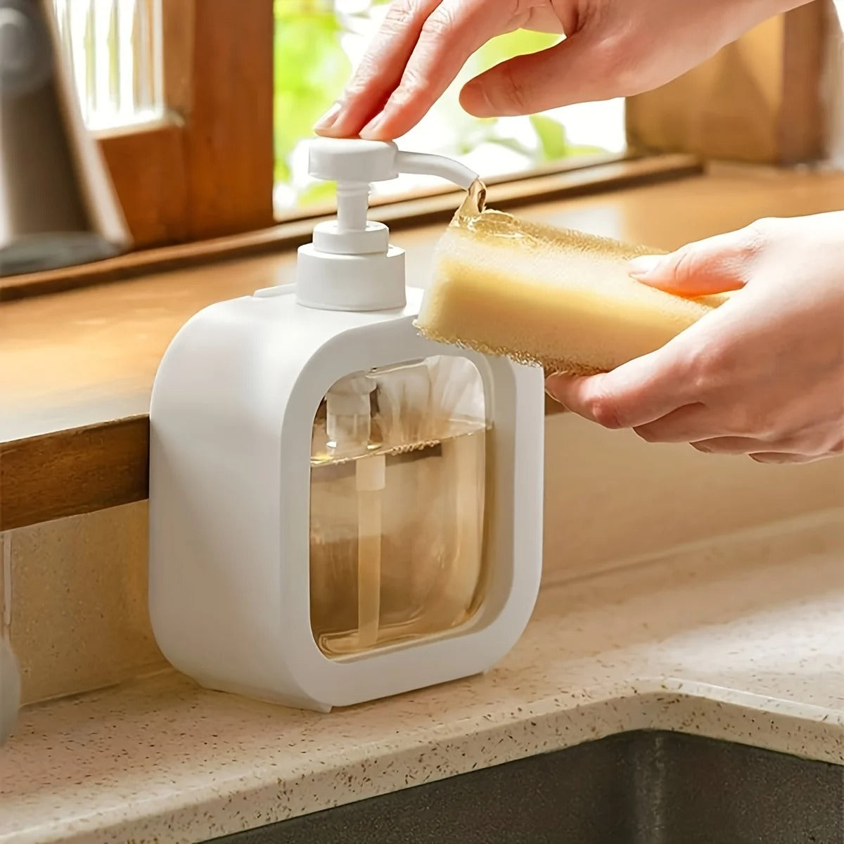 Square Liquid Soap Dispenser