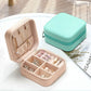 Mini leather jewelry box
