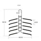 5 in 1 Non-Slip Metal Sweater Hanger