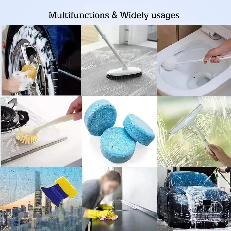 Car Windshield Cleaner Effervescent Tablets
