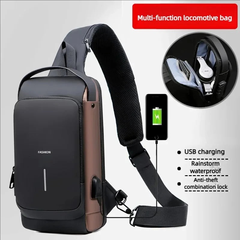 Anti-theft Crossbody Shoulder Backpack