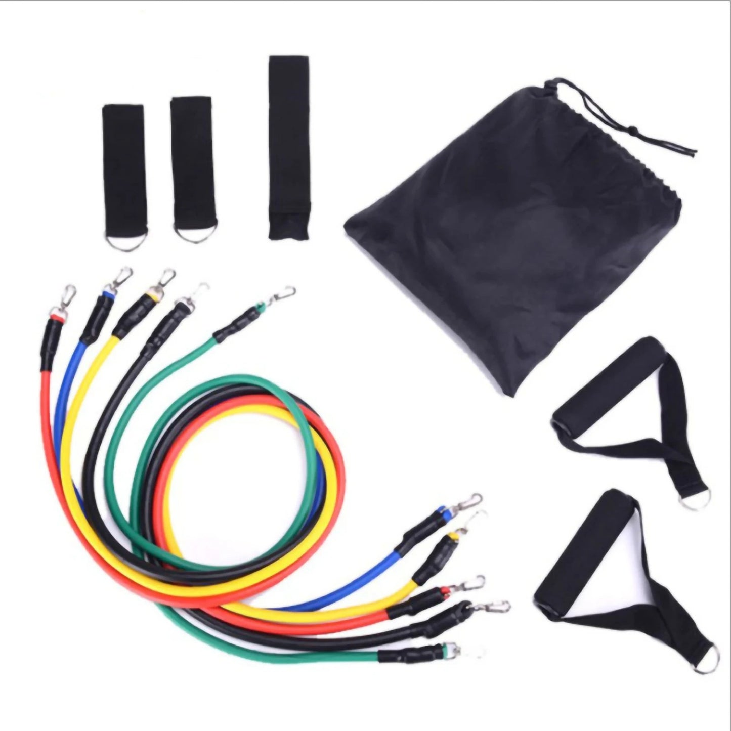 11Pcs Fitness Resistance Bands Set